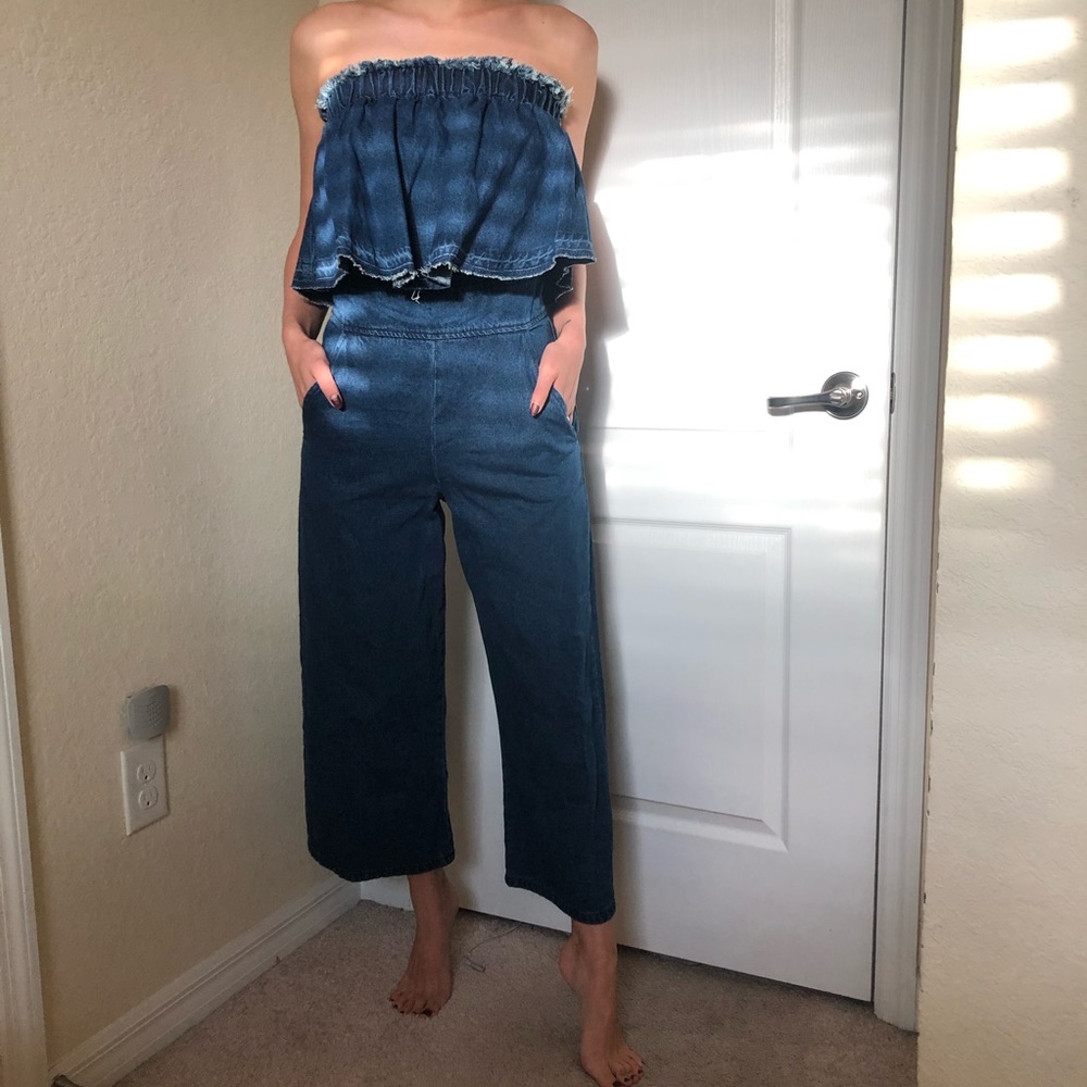 ‼️J.O.A Denim Jumpsuit